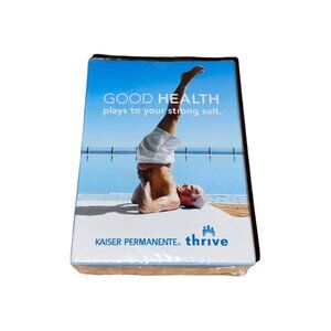 Kaiser Permanente Thrive Promotional Playing Cards Sealed Deck